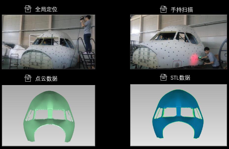 飞机扫描建模案例